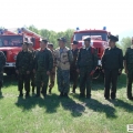 In order to coordinate the efforts in case of fire Katon-Karagai National Park, Fire Unit # 37 and Katon-Karagai aerial forest protection division carried out the fire tactical exercise on the 3d of June close to Katon-Karagai village. The scenario was that a steppe area was on fire and there was risk that the fire will be transferred to the forest. The first reaction comes from the fire inspection of the national park that sent the mobile group with 2 fire engines to the fire site. In several minutes the group of aerial services arrived to the fire place. And afterwards the Fire Unit -37 services came.  The conditional fire was localized and the forest fire was prevented.  The exercise was estimated by the Chief specialist of the Fire Control Division of the East Kazkahstan Ivanov A. and Head of Katon Karagai Disaster Division as good.   Eskazyuly Renat – Specialist of awareness and Tourism Department of Katon-Karagai National Park